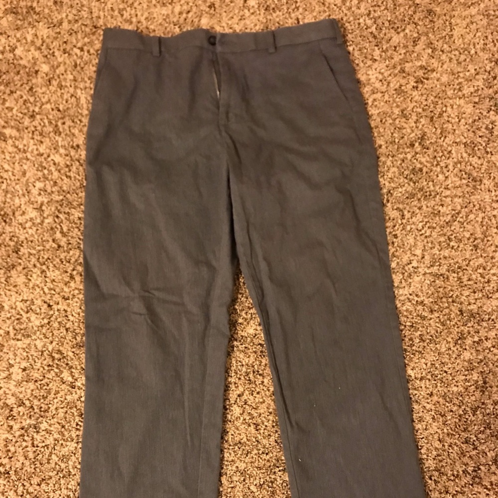 Grey dress slacks... cheap!!!